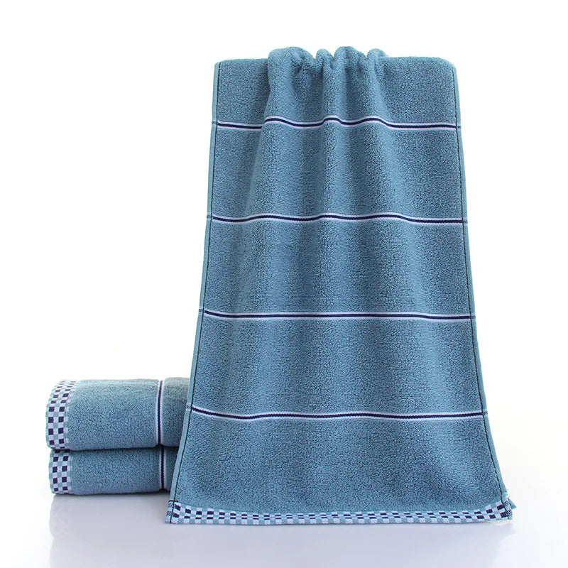 Toalla de baño de algodón grueso aumenta la absorción de agua para adultos Toalla de baño de color sólido de seda dorada Toalla de cara de afinidad suave