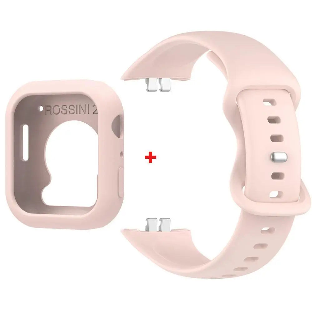 Correa de reloj de silicona + funda para Huawei Honor Choice ROSSINI 2i, pulsera y funda para reloj inteligente, Correa de repuesto para muñeca
