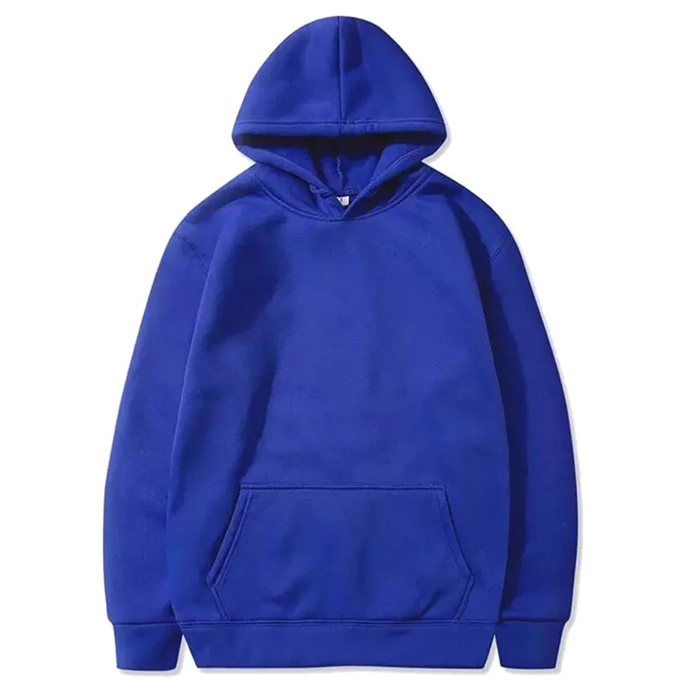 Sudaderas con capucha informales para hombre, sudaderas con capucha cálidas de lana para mujer, jerséis de primavera y otoño, sudaderas de gran tamaño de varios colores negros a la moda, Top