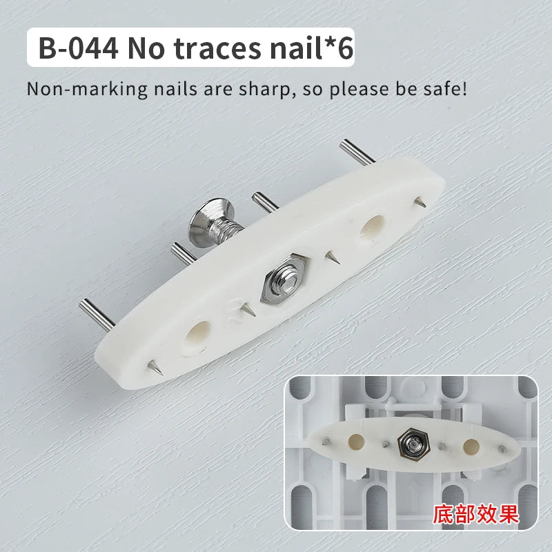 Kit organizador de pared combinado con tablero perforado DIY: paneles colgantes modulares, instalación sin perforaciones, ideal para exhibición de pared de habitaciones artesanales