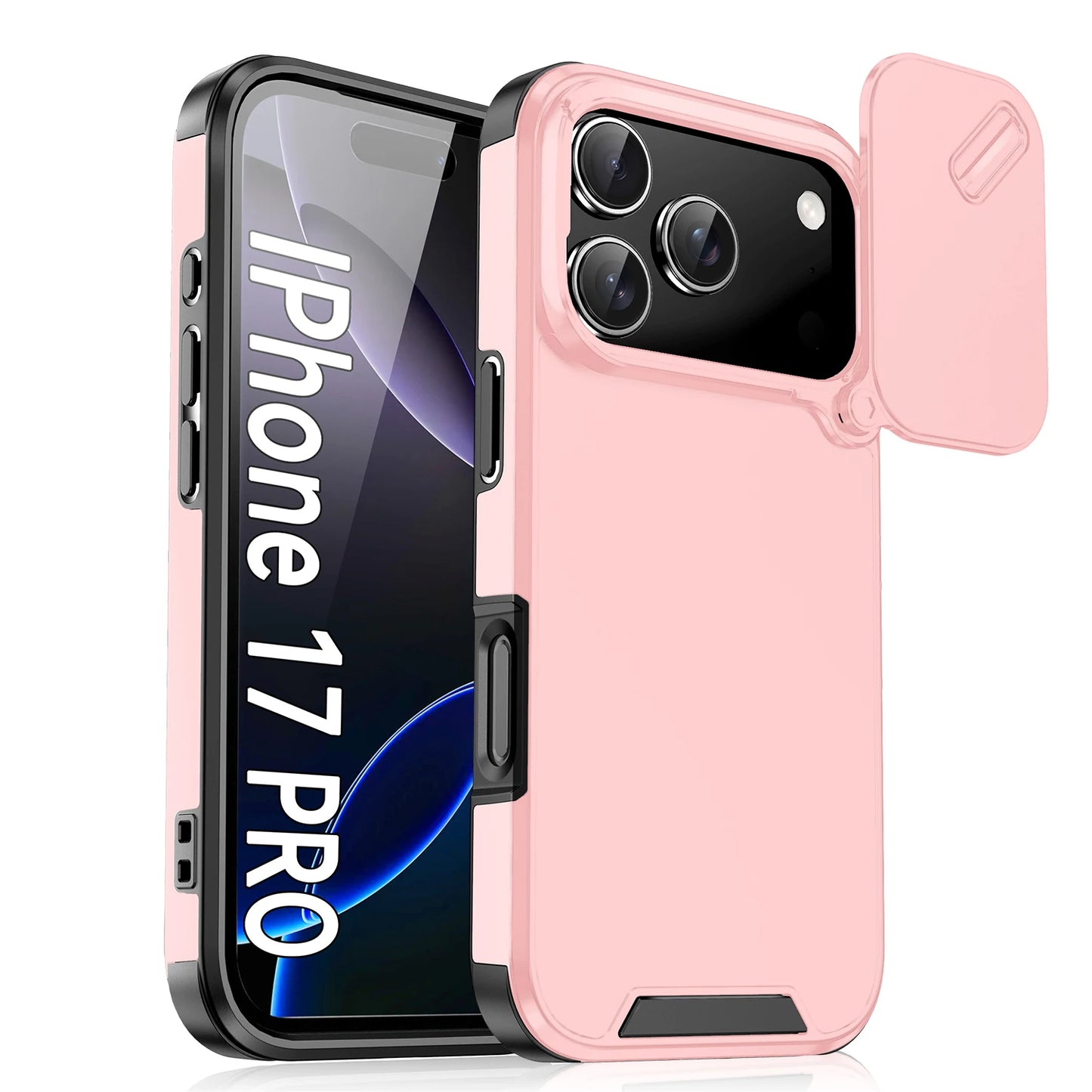 Funda anticolisión a prueba de golpes para iPhone 17 Pro Max 17Air 17Pro 16E, fundas protectoras para cámara deslizante para iPhone 17 Air Cover