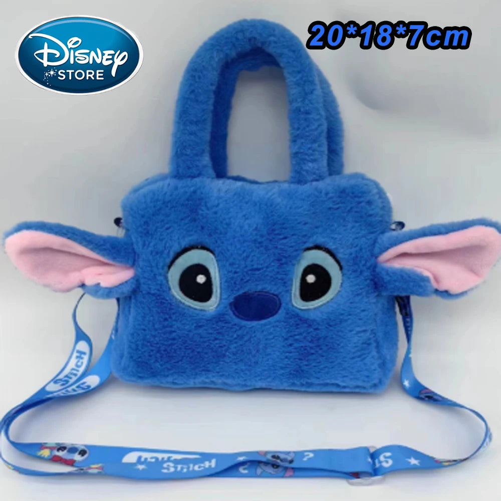 Mochila de Peluche Stitch 2026, Mochila Escolar Japonesa Azul con Diseño Divertido de Stitch, Mochila de Gran Capacidad para Estudiantes, Bolsa de Jardín de Infancia, Regalo para Niños