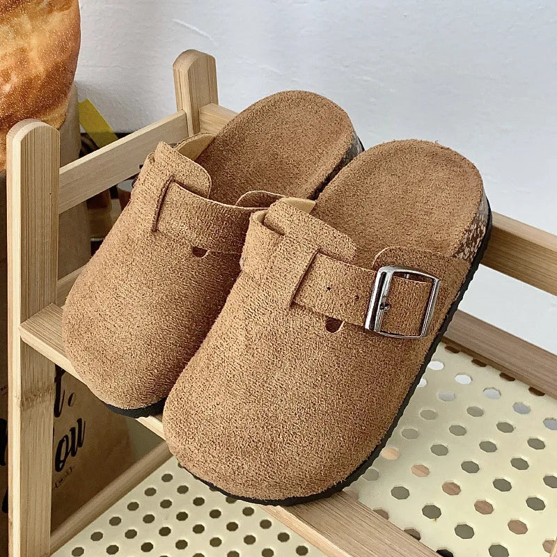 2025 primavera nuevos zapatos de cuero para niños para niñas moda estilo coreano suave antideslizante elegante versátil transpirable pisos