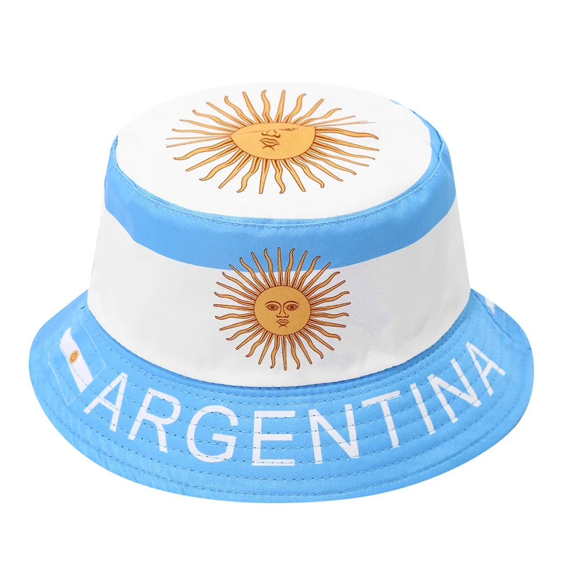 Sombrero de Pescador con Bandera Nacional de 2026 Países, Reversible, para Hombres y Mujeres, para Fiestas de Fútbol, Copa de Fútbol, para Aficionados al Fútbol
