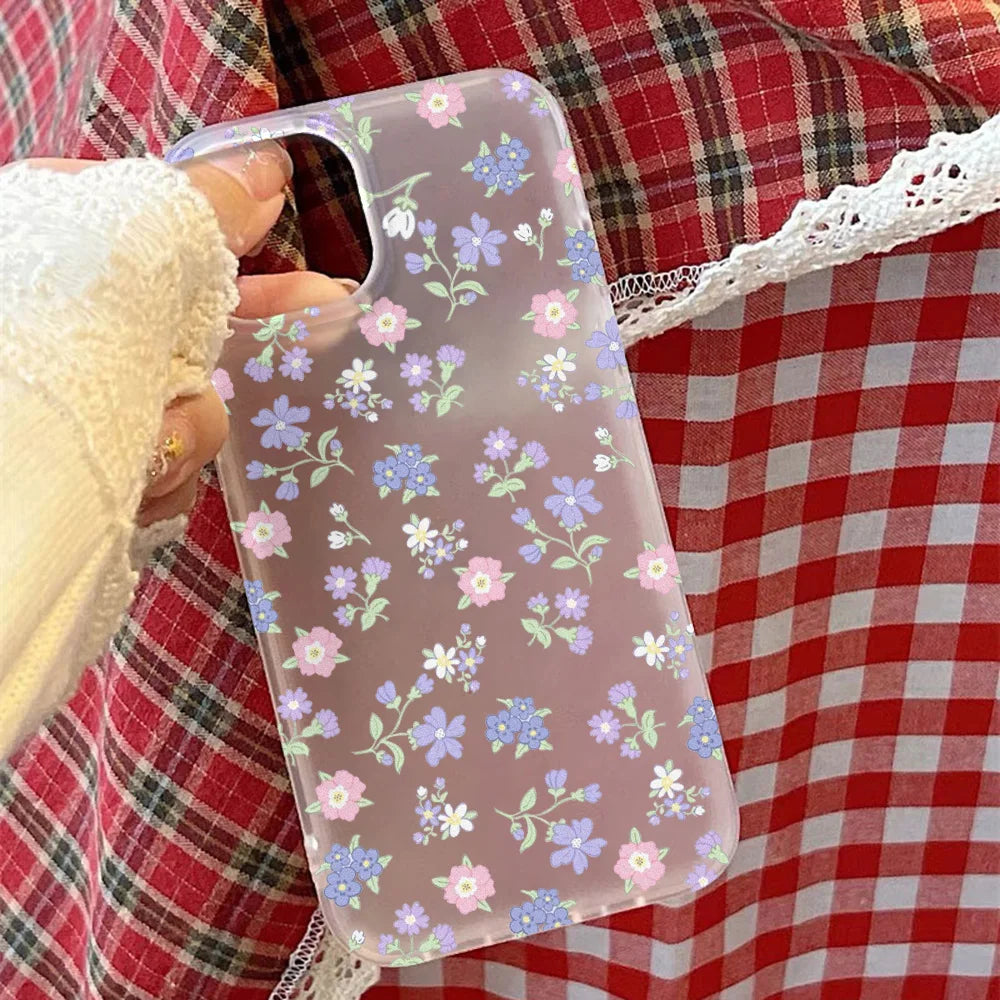 Funda mate de flores para iPhone 17, Fundas para iPhone 17 Air 16 Pro Max 12 14 11 13 15 Fundas, funda suave a prueba de golpes, parachoques de teléfono de leopardo