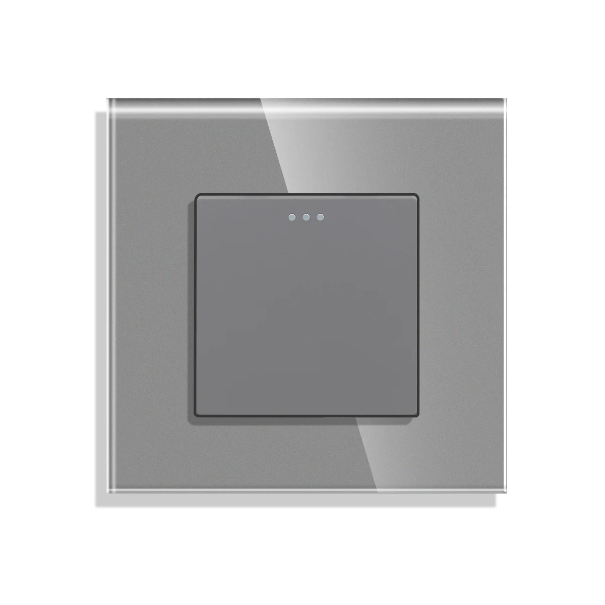 Bingoelec-interruptor de luz inteligente gris y enchufe de pared WiFi con Panel de cristal, interruptores con enchufes para mejorar el hogar