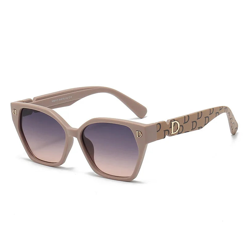 Nuevas gafas de sol de marca de lujo a la moda para mujer, gafas de sol elegantes con forma de ojo de gato para hombre, gafas de sol glamurosas para mujer, gafas de sol de moda para mujer