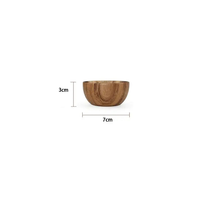 Tazón para ensalada de madera, práctico y duradero, soporte de almacenamiento para cocina, cubiertos, diseño natural simple, contenedor de alimentos