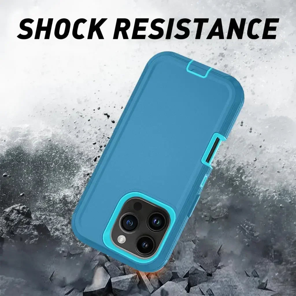 Otter Armor Box-funda de teléfono Defender a prueba de golpes para Iphone 16 11 12 13 14 15 Pro Max XSMAX 7 8 SE2 16E, funda trasera dura con Clip