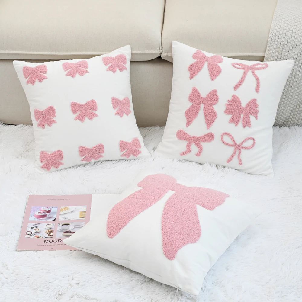 BUYNOW-fundas de cojín con Orejas de conejo, fundas de almohada de terciopelo holandés, decoración de felpa suave, fundas de almohada para sofá, decoración del hogar, 1 ud.
