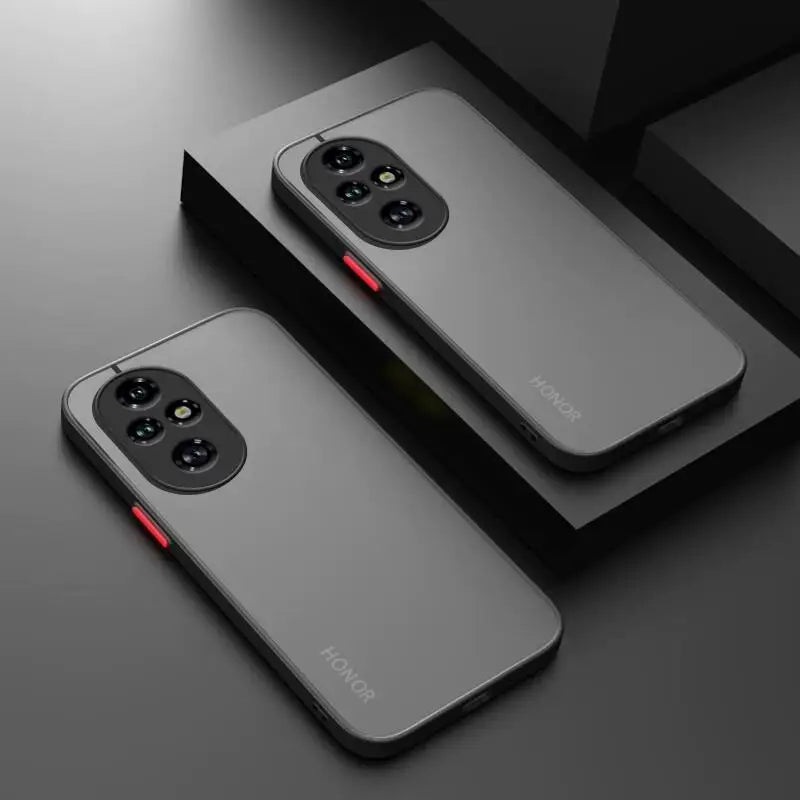 Carcasa suave esmerilada mate para Honor 200 Pro, funda de teléfono para HONOR Honor200 200pro, funda protectora trasera lisa antihuellas