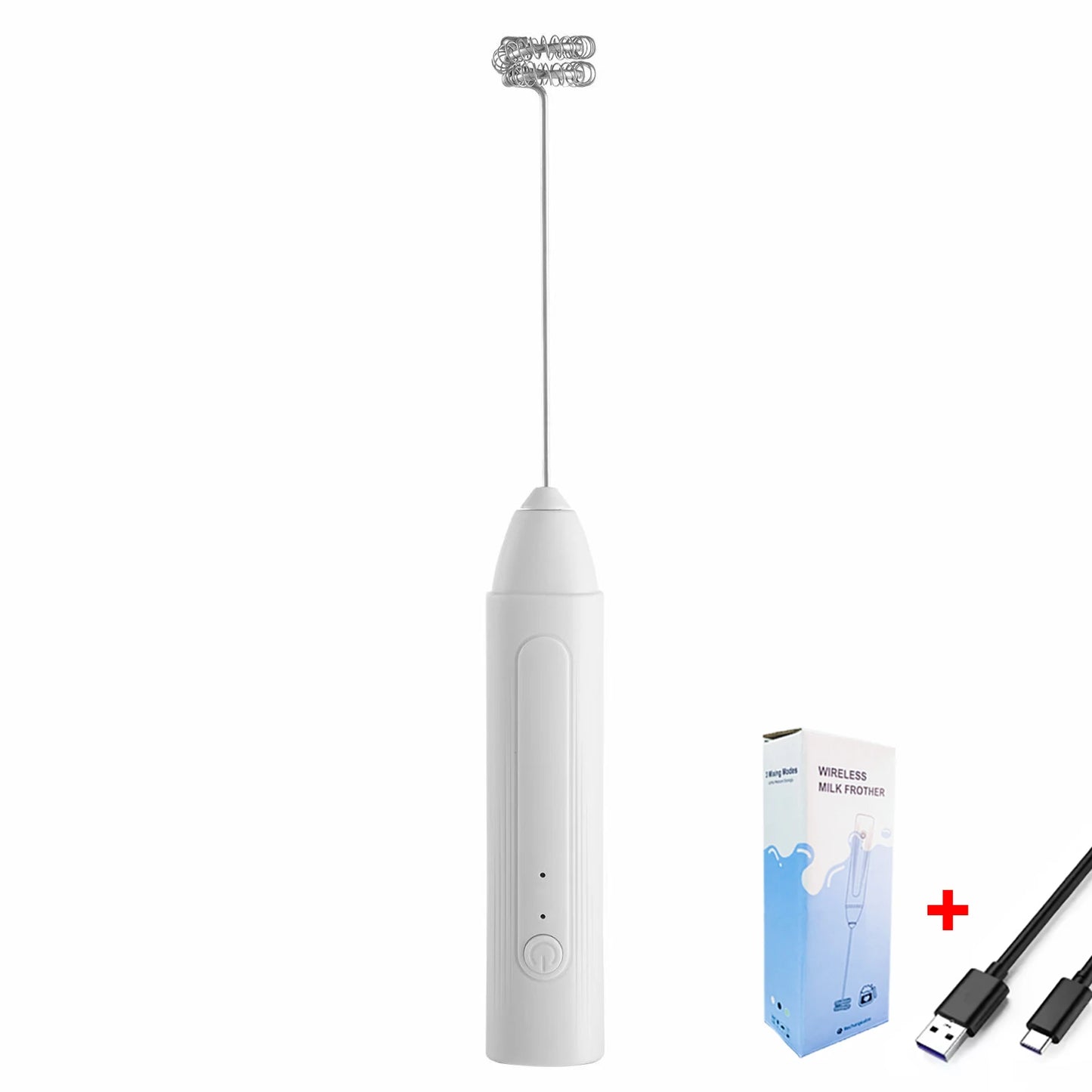 Artículos de cocina de 3 velocidades, batidor de huevos eléctrico con carga USB, Mini licuadora, accesorios de cocina, mezclador, utensilios para el hogar, barra de doble cabezal