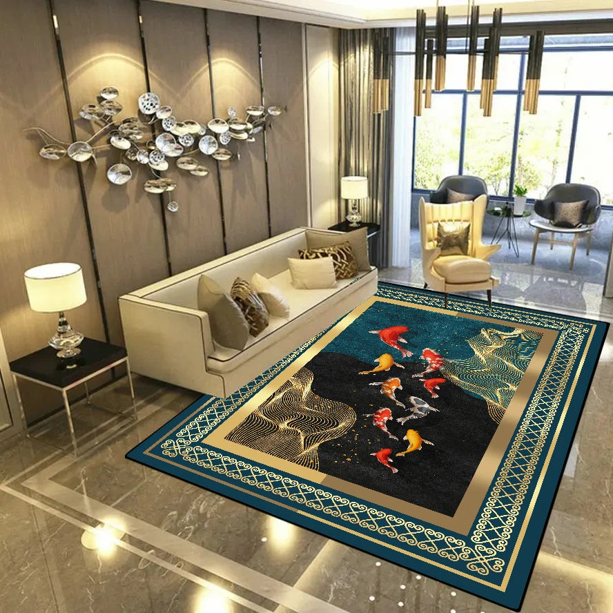 Alfombra moderna y sencilla para el hogar, alfombra para dormitorio, sala de estar, decoración grande para dormitorio, mesas de centro para el hogar, alfombra lavable
