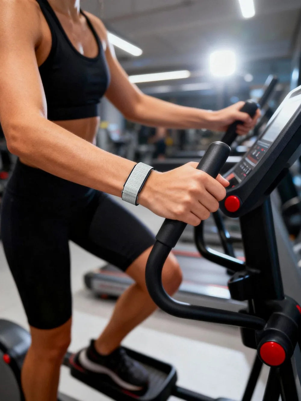 Banda deportiva de nailon, banda para bíceps, diseño de bucle, correa de seguimiento de Fitness transpirable, banda ajustable para brazo/carril para correa de Helio Amazfit