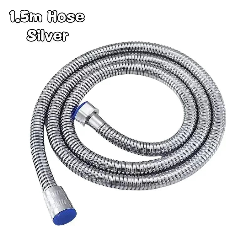 Cabezal de ducha de mano para baño de acero inoxidable SUS 304, boquilla rociadora de ahorro de agua de alta presión, cabezal de ducha de lluvia sobrealimentado