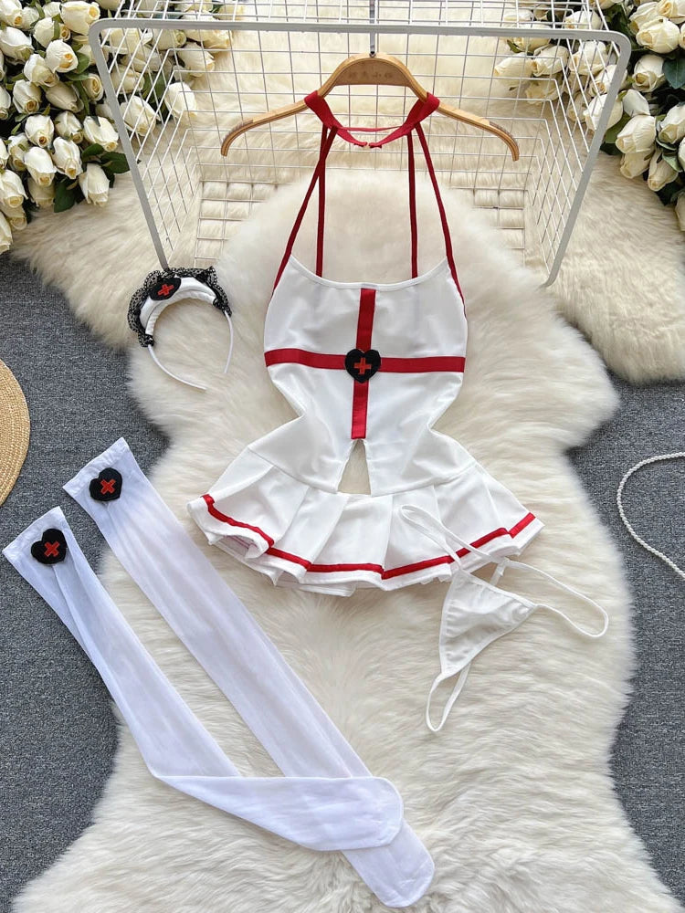 Ropa de dormir para fiesta de San Valentín, Catsuits combinados, peleles de tiras de malla eróticos íntimos ajustados, monos de mujer, lencería, conjuntos sexys