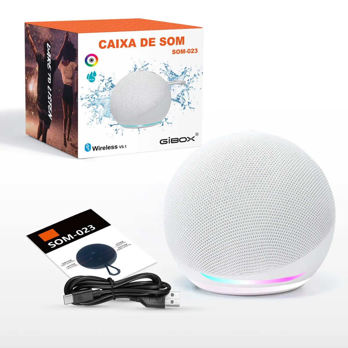 Altavoz Bluetooth Portátil para Exteriores con Alexa, Diseñado para Owl, con Sonido de Alta Calidad y un Diseño Mini de Escritorio