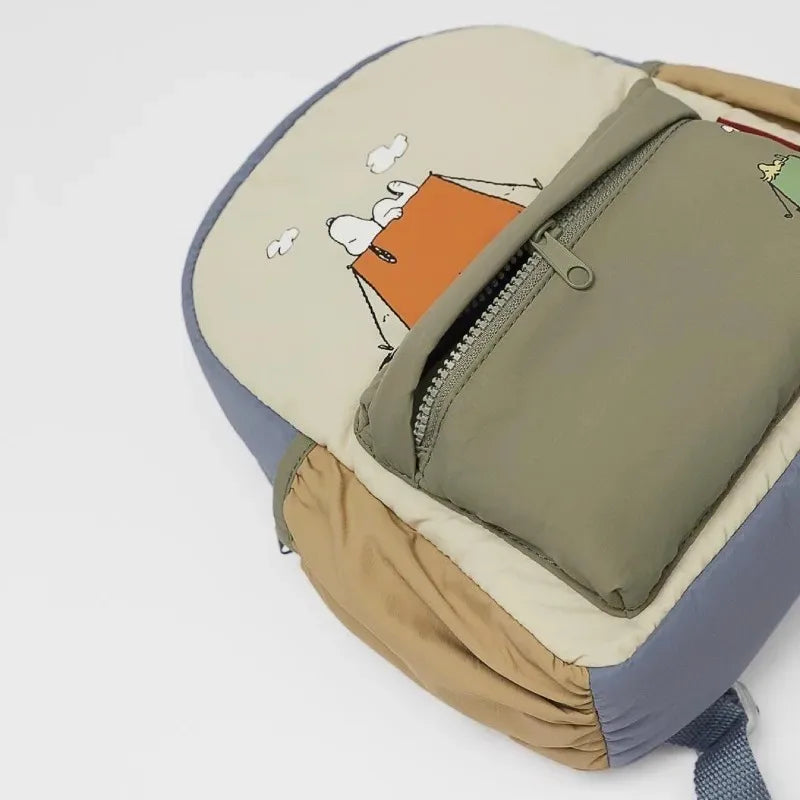 Nueva mochila de dibujos animados de Snoopy, mochila unisex con estampado, mochila escolar informal para estudiantes, mochila de moda de gran capacidad