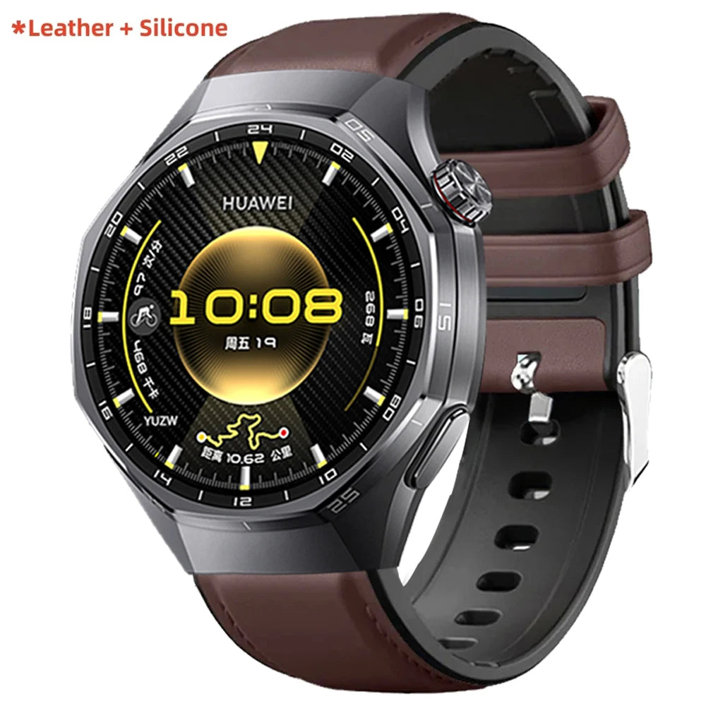 Correa de repuesto de 22mm para Huawei Watch GT6 6Pro GT5 GT 4 3 2 46mm Watch 5 4 Pro Smartwatch pulsera de silicona de cuero