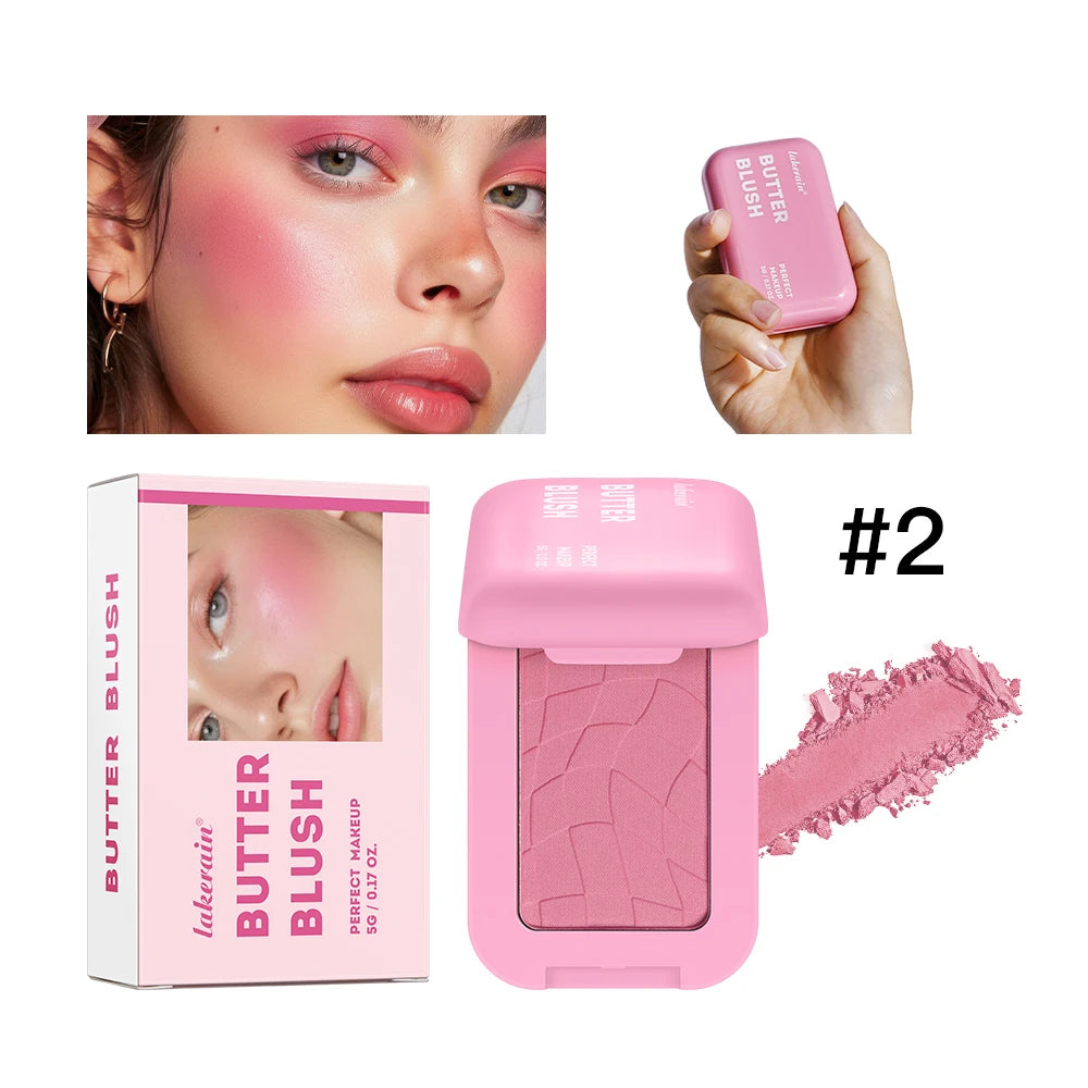 Matte Butter rubor Bronzer Longwear maquillaje facial con hasta 12 horas de uso fórmula vegana-Merry Butta