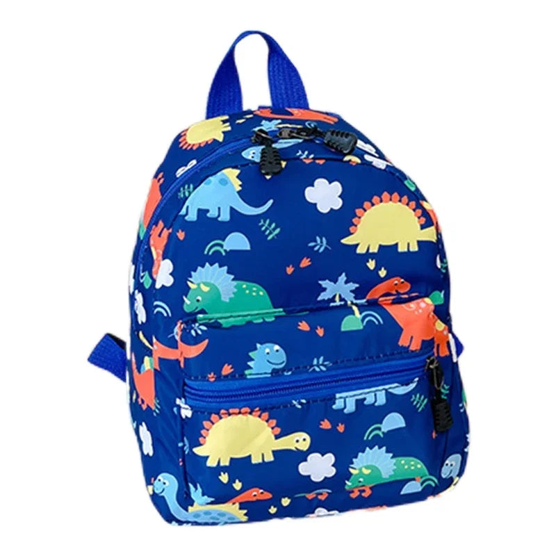 Mochila para niños con diseño de unicornio y dinosaurio de dibujos animados, bonita mochila escolar para guardería, bolsas impermeables para niños y niñas