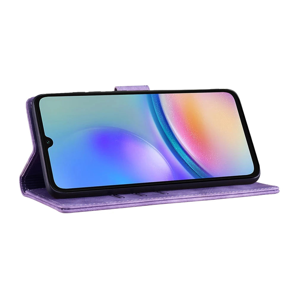 Funda tipo cartera de cuero con diseño de gato y mariposa para iPhone 17, 15, 16, 14, 13, 12, 11 Pro Max, iPhone 15 Plus