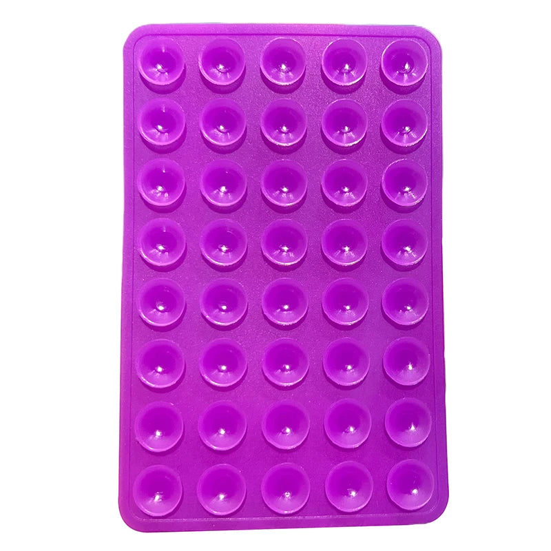 Paquete de 1 almohadilla con ventosa con respaldo adhesivo para almohadilla segura 40; Ventosa de silicona bifáctica para sujetar teléfonos inteligentes, ventosa adhesiva