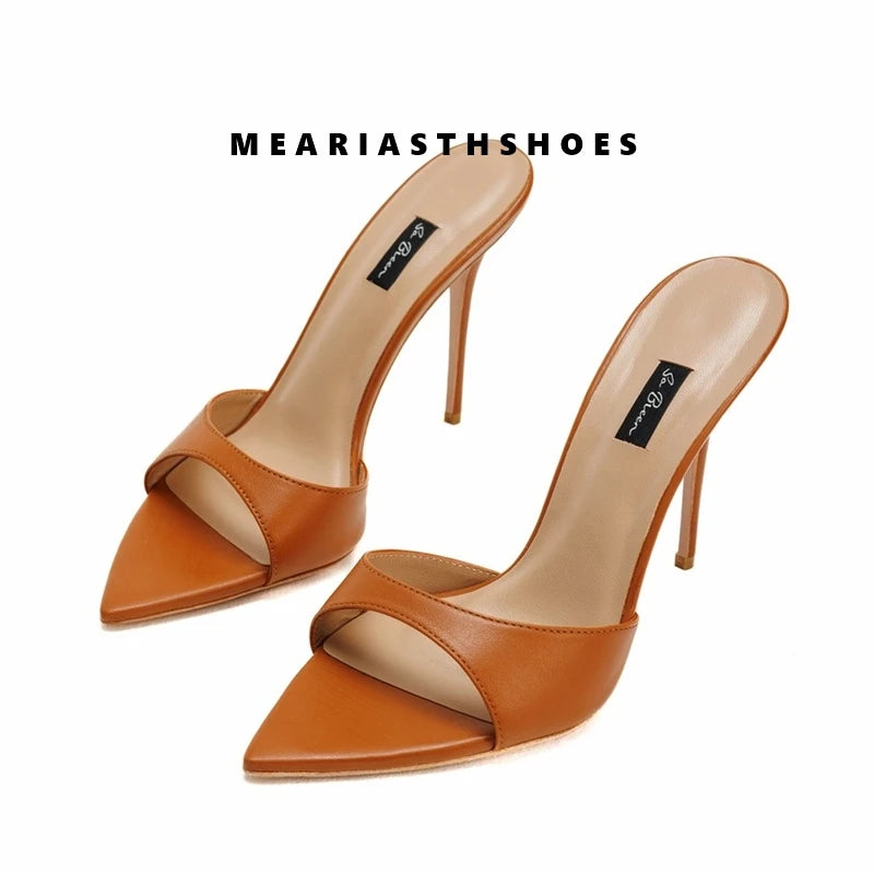 Sandalias de Tacón Súper Alto para Mujer, Nueva Moda Coreana 2026, Sandalias de Tacón de Aguja con Punta Abierta, Zapatos de Verano Sexys para Mujer