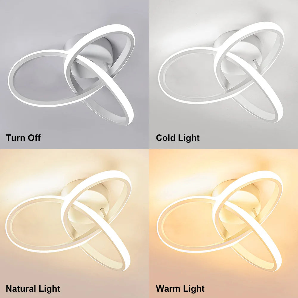 Luz de techo moderna, lámpara de techo LED para pasillo pequeño, diseño de cerca de techo, accesorio de iluminación para el hogar, cocina, dormitorio, balcón