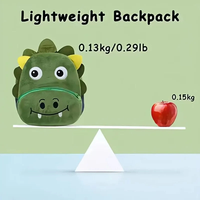Mochila de felpa con diseño de animal en 3D, mochila de moda para la escuela