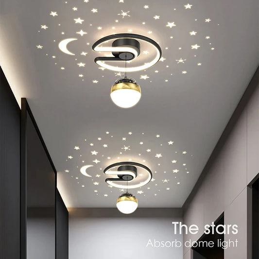 Luz de techo LED moderna, iluminación interior para dormitorio, sala de estar, cocina, comedor, pasillo, balcón, decoración del hogar, lámpara de techo