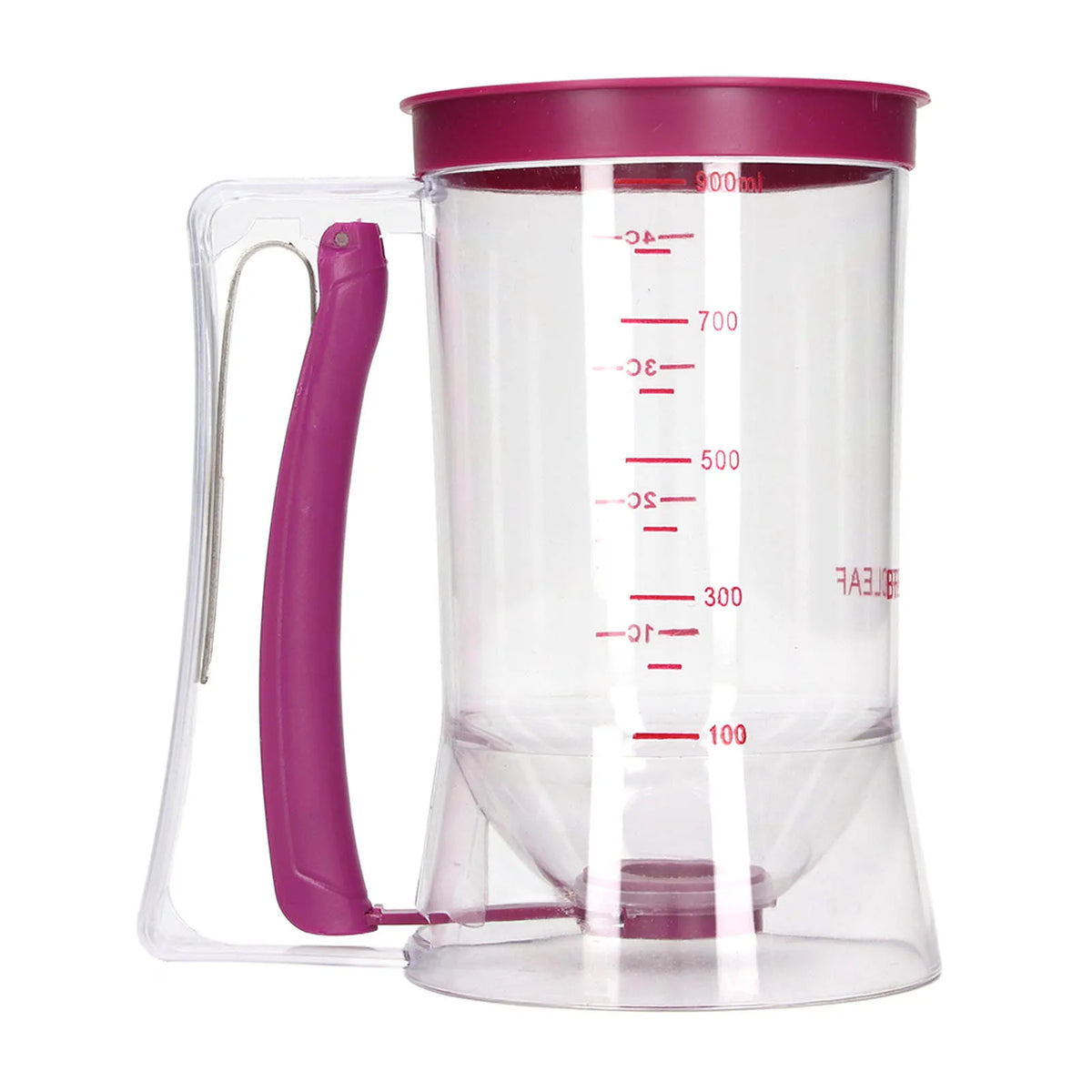 Dispensador de masa ABS 900ml, separador de crema de masa, herramienta para hornear para panqueques, magdalenas, pasteles, gofres, dispensador de masa para panqueques