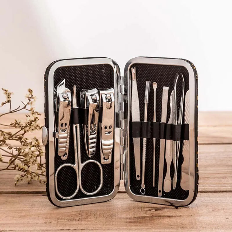 11 Uds. Herramientas creativas para uñas sonriente, cortador de uñas fácil con forma de uña, juego de tijeras para uñas, herramientas de recorte especiales