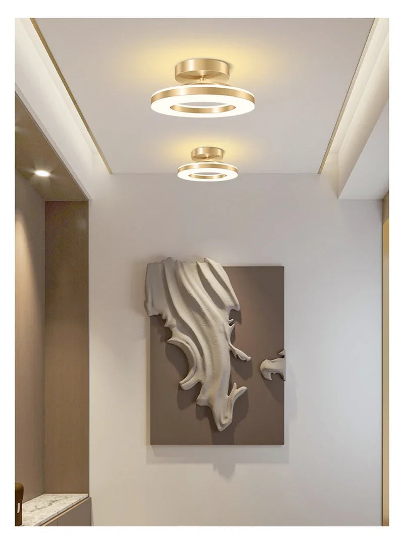 Lámpara de techo LED moderna, iluminación interior, decoración del hogar para dormitorio, mesa de comedor, sala de estar, balcón, pasillo, luz de techo