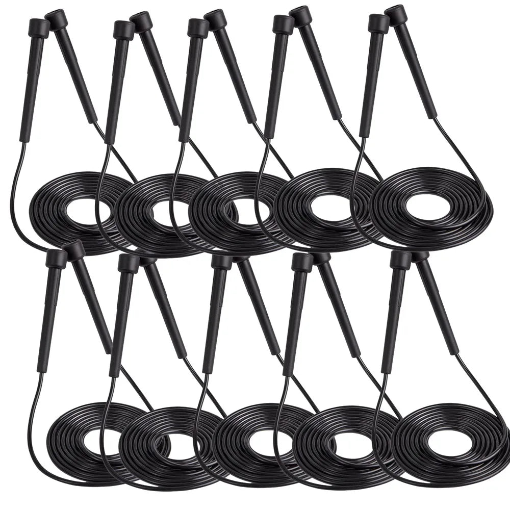 1//2/5/10 Uds 2,8 M cuerda de saltar de velocidad profesional adultos niños gimnasio PVC cuerda de saltar equipo de Fitness ajustable entrenamiento muscular
