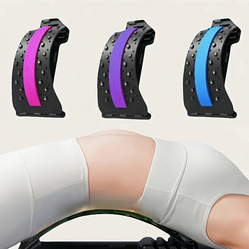 Corrector de Postura de 3 Niveles, Soporte Lumbar Ergonómico para Oficina, Auto, Hogar, Gimnasio, Kyfosis, Lordosis, Equipo de Fitness