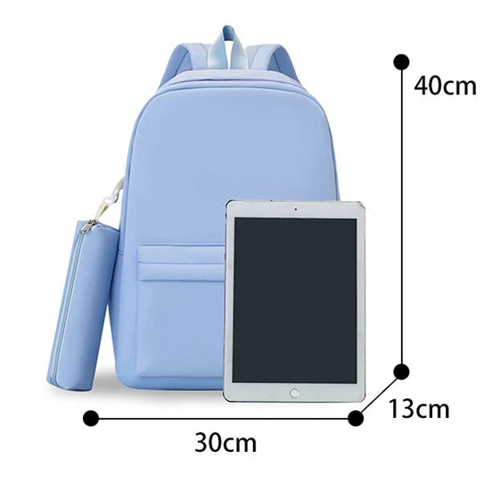 Juego de 2 Mochilas de Dragon Ball, Estuches para Lápices, Anime Son Goku, Bolsas de Hombro con Letras, Estuches para Bolígrafos, Mochilas Escolares Grandes de Dibujos Animados para Exteriores, Regalo
