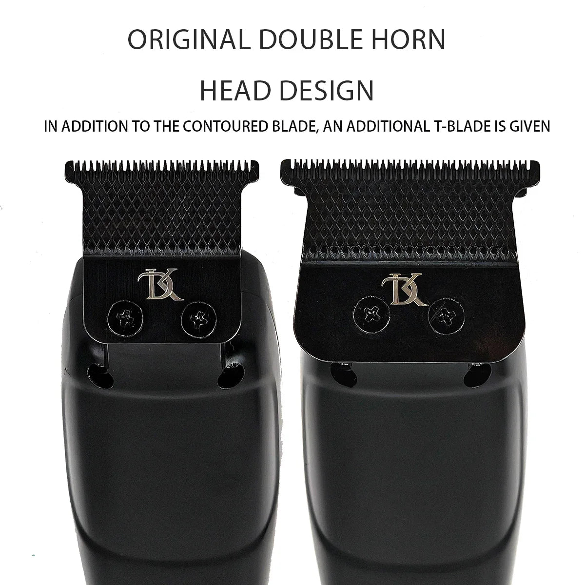 Cortapelos profesional para hombres 2025 DKBAG-078 recortador de barba dentada con cuchilla DLC con carga USB y Motor sin escobillas 7200 RPM