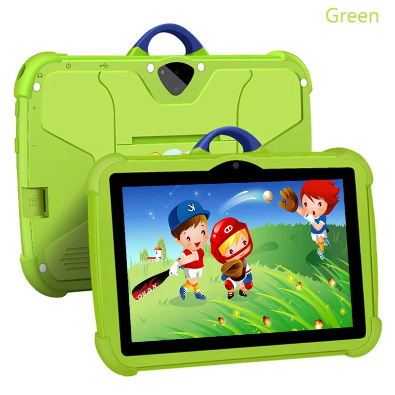 Tableta PC para niños de 7 pulgadas con Android 13 Quad Core 4GB RAM 64GB ROM aprendizaje educativo favorito de los niños diseño Simple barato