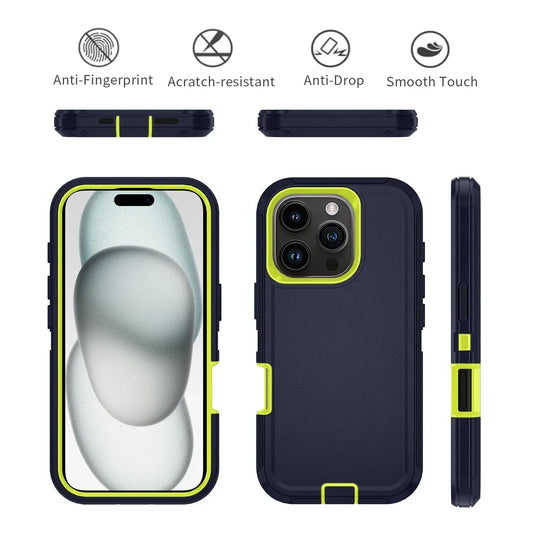 Otter Armor Box-funda de teléfono Defender a prueba de golpes para Iphone 16 11 12 13 14 15 Pro Max XSMAX 7 8 SE2 16E, funda trasera dura con Clip