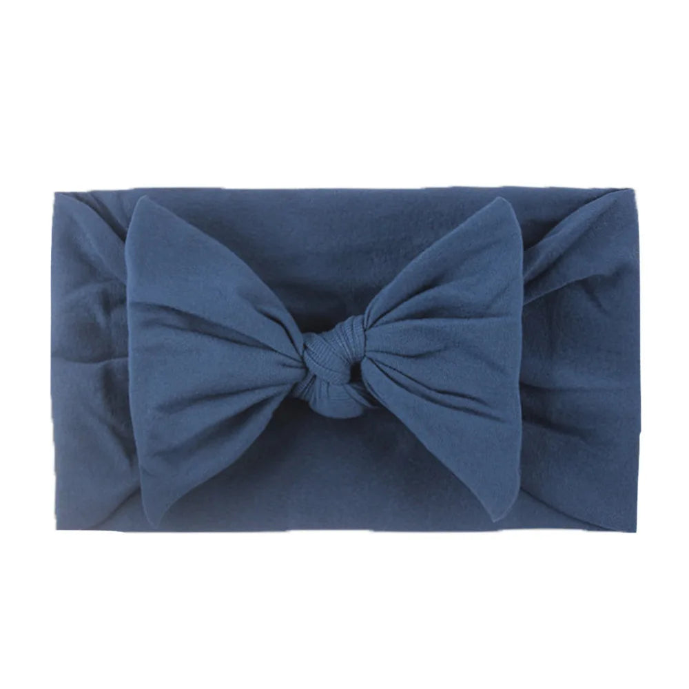 Diademas con lazo para niñas, banda elástica suave para el cabello, accesorios para el cabello de bebé recién nacido, regalos para fiestas, pañuelos para la cabeza para niñas