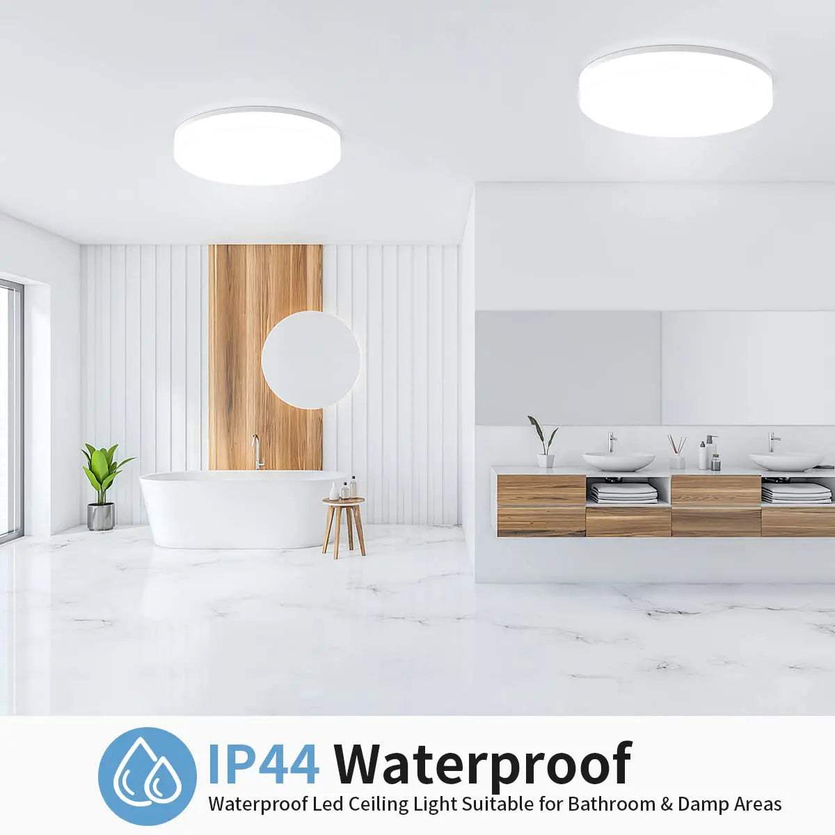 IRALAN-Luz LED de techo ultrafina de estilo moderno para el hogar, luz de estudio para dormitorio, sala de estar, AC 90-260V, iluminación para comedor
