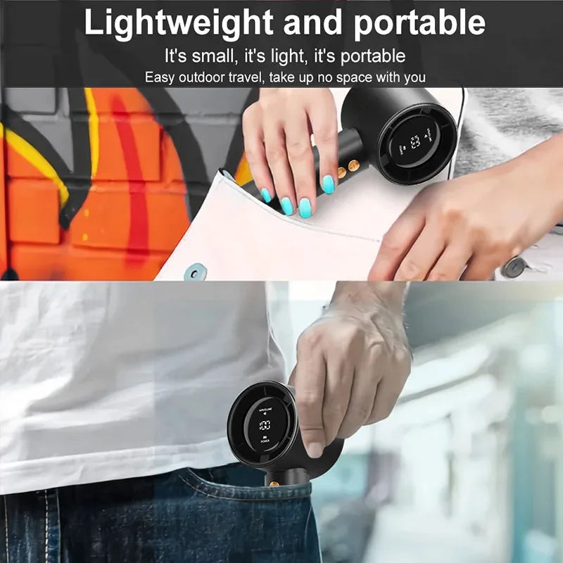Mini Ventilador de Mano USB de Carga Rápida, Ventilador Portátil Silencioso de Alta Velocidad para Viajes y Actividades al Aire Libre