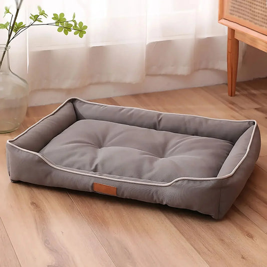 Cama para perros, camas para perros de compañía, relleno de algodón PP grueso para las cuatro estaciones, resistente a mordeduras, impermeable, estera Oxford 600D, accesorios para perros