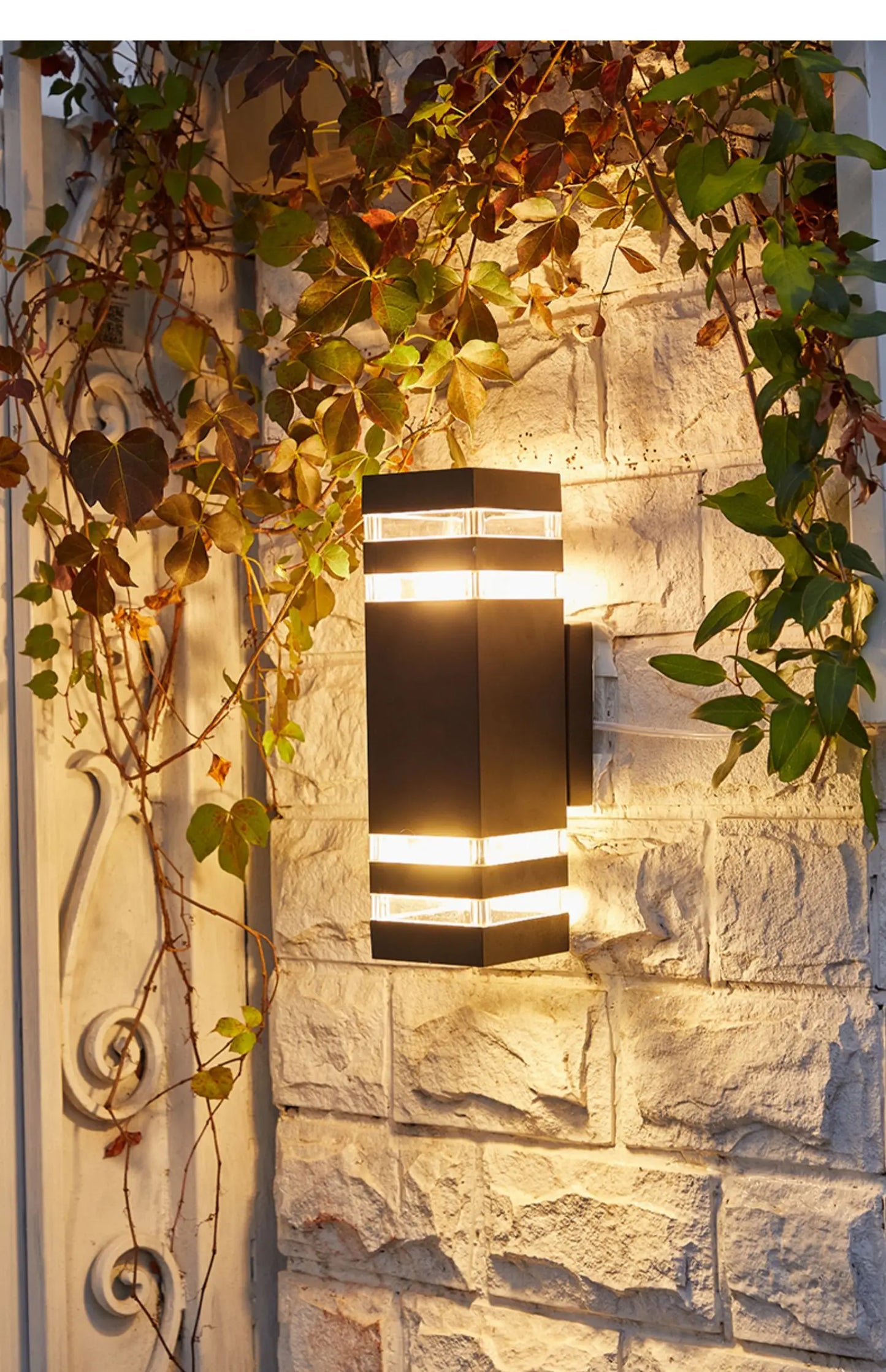 Candelabros de iluminación LED de pared, lámpara impermeable, arandela de pared externa para porche, calle, jardín, decoración del hogar, Bombilla E27