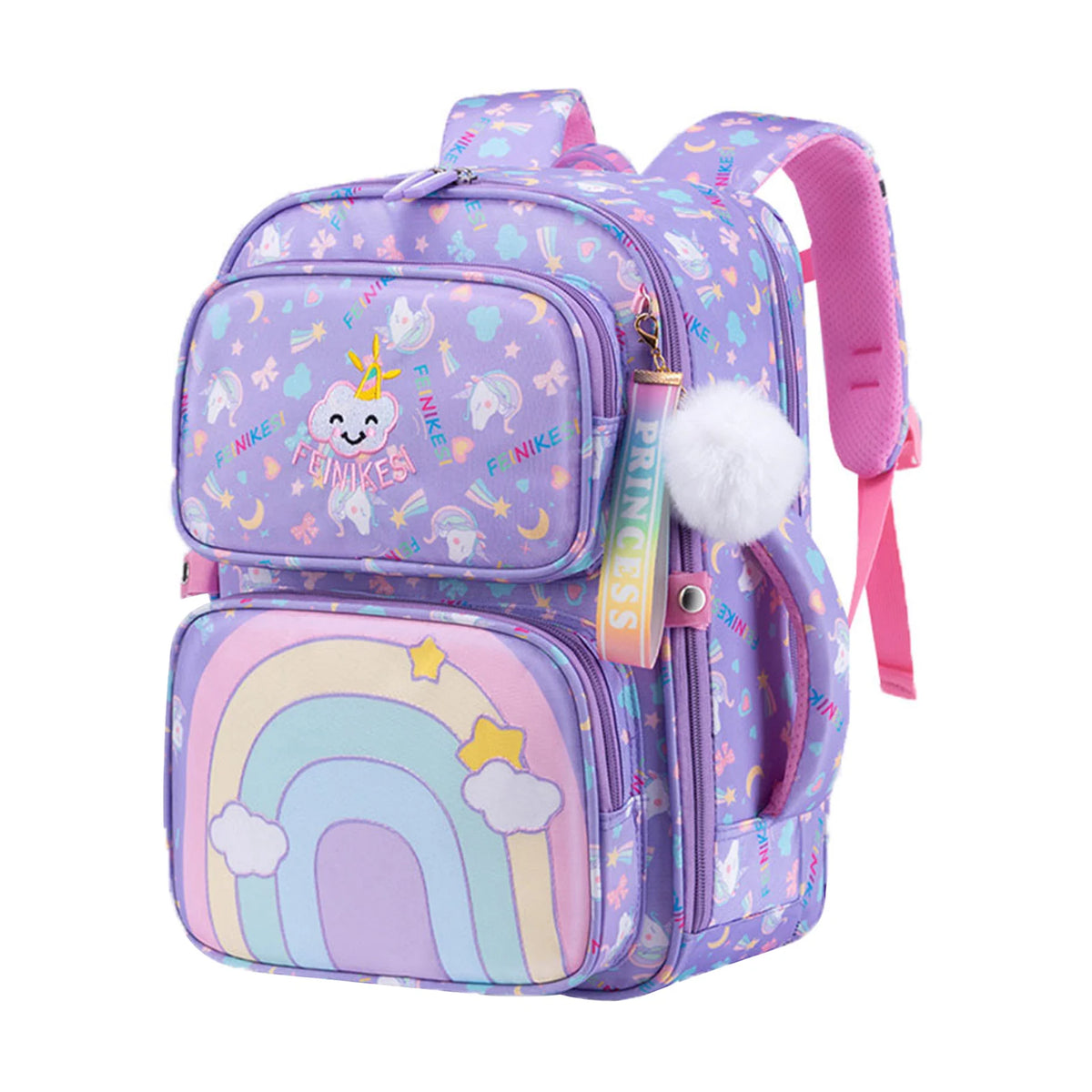 Mochila bonita para estudiantes de primaria, bolso versátil portátil elegante, bolsa transpirable para libros preescolares, regalo para la vuelta a la escuela para niñas