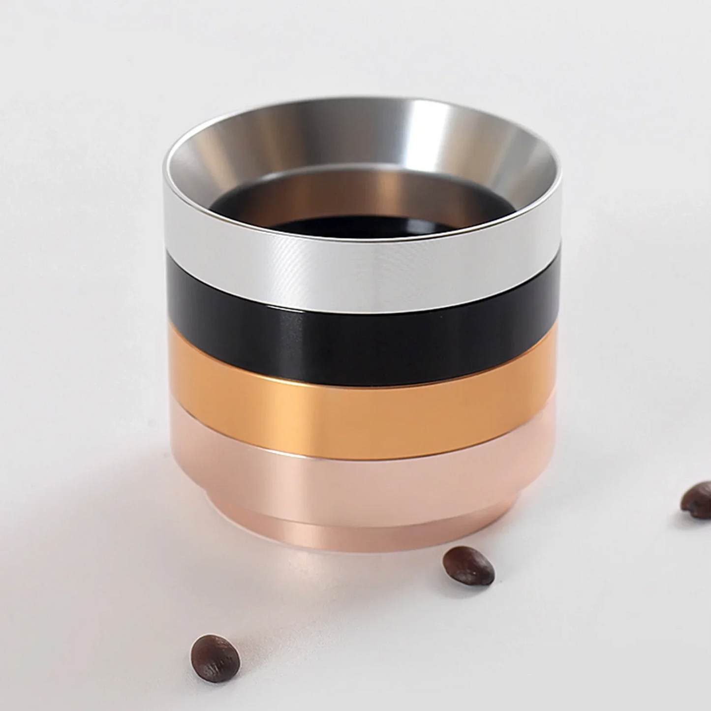 Anillo receptor de café, herramienta de anillo dosificador de polvo, antimoscas, 51/53/58mm