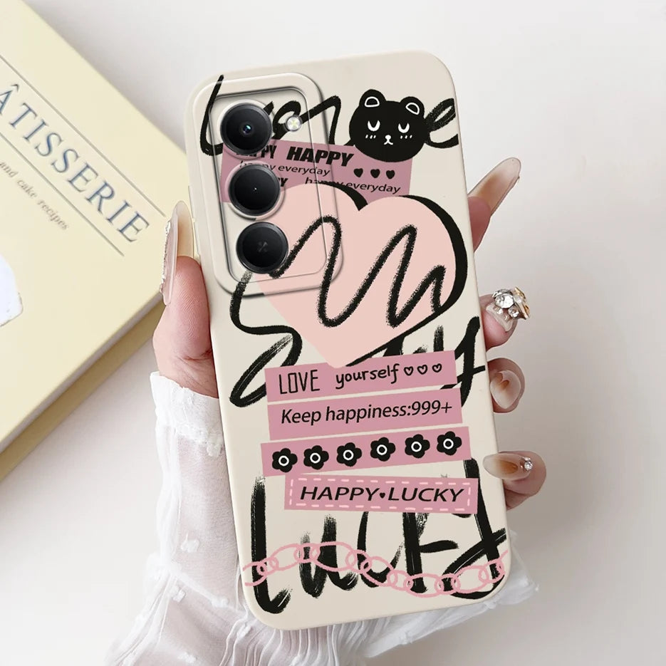 Para Xiaomi Redmi 15 4G 5G funda bonita Panda conejo funda de dibujos animados a prueba de golpes funda de teléfono para Xiaomi Redmi 15 5G Redmi15 4G bolsas suaves