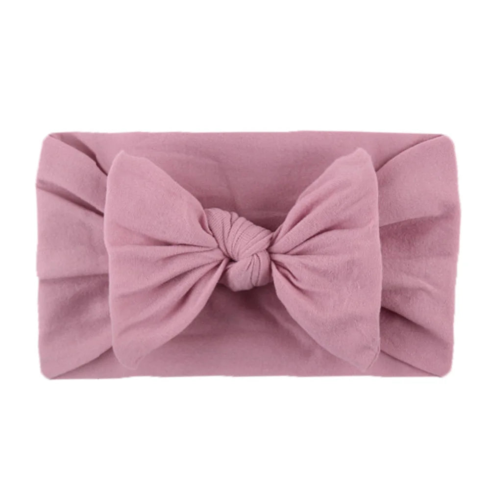 Diademas con lazo para niñas, banda elástica suave para el cabello, accesorios para el cabello de bebé recién nacido, regalos para fiestas, pañuelos para la cabeza para niñas