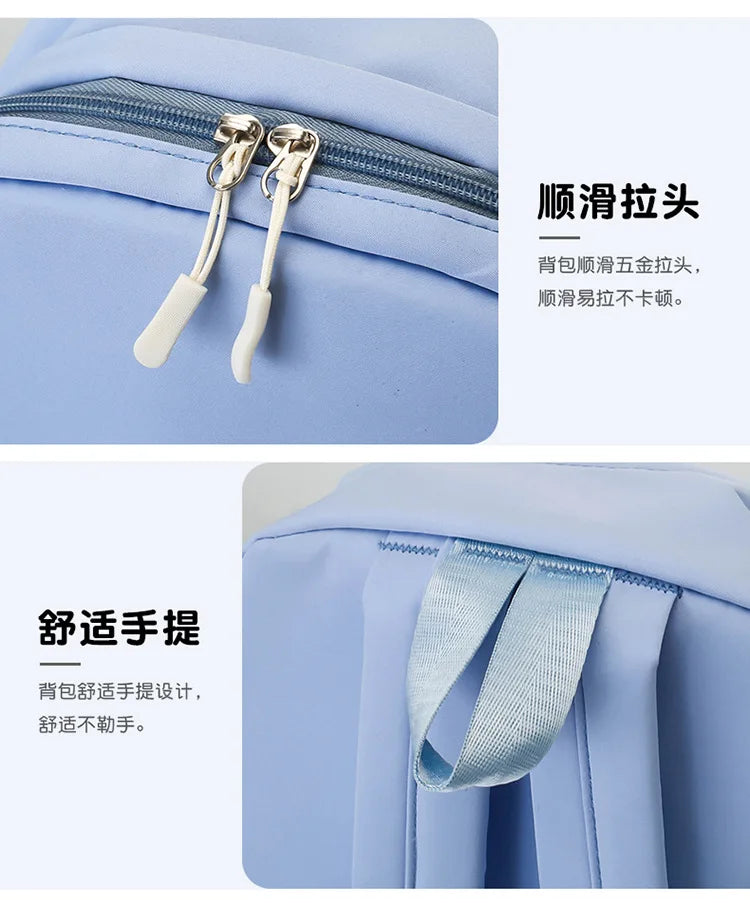 Juego de 2 Mochilas de Dragon Ball, Estuches para Lápices, Anime Son Goku, Bolsas de Hombro con Letras, Estuches para Bolígrafos, Mochilas Escolares Grandes de Dibujos Animados para Exteriores, Regalo
